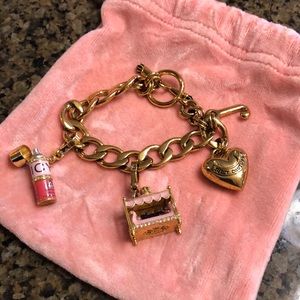 Vintage juicy couture charm bracelet